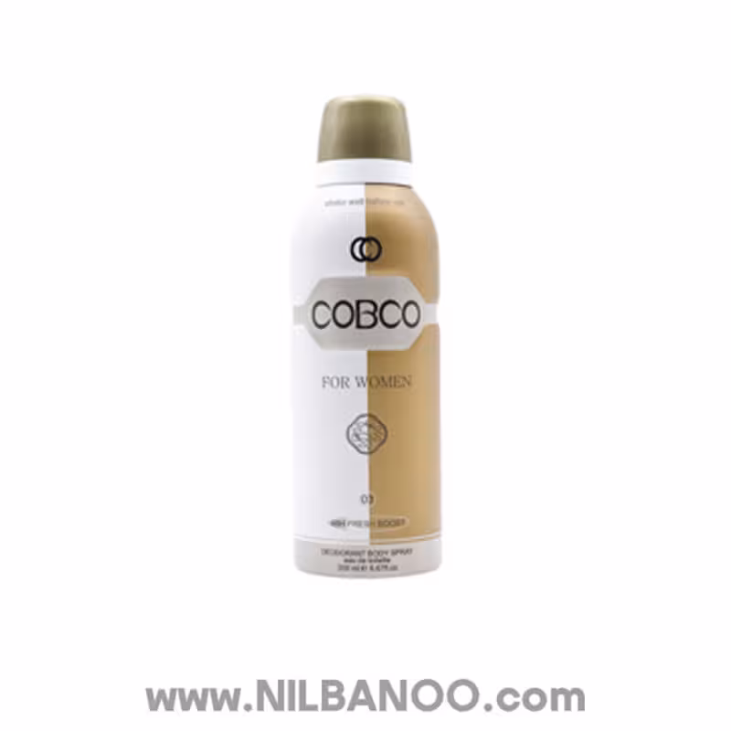 اسپری بدن زنانه کوبکو شماره 03 مدل فور وومن 200 میل