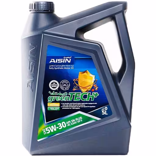 خرید روغن موتور آیسین 5w30 sp مدل green tech  تمام سینتتیک حجم چهار لیتر | اتوموبی