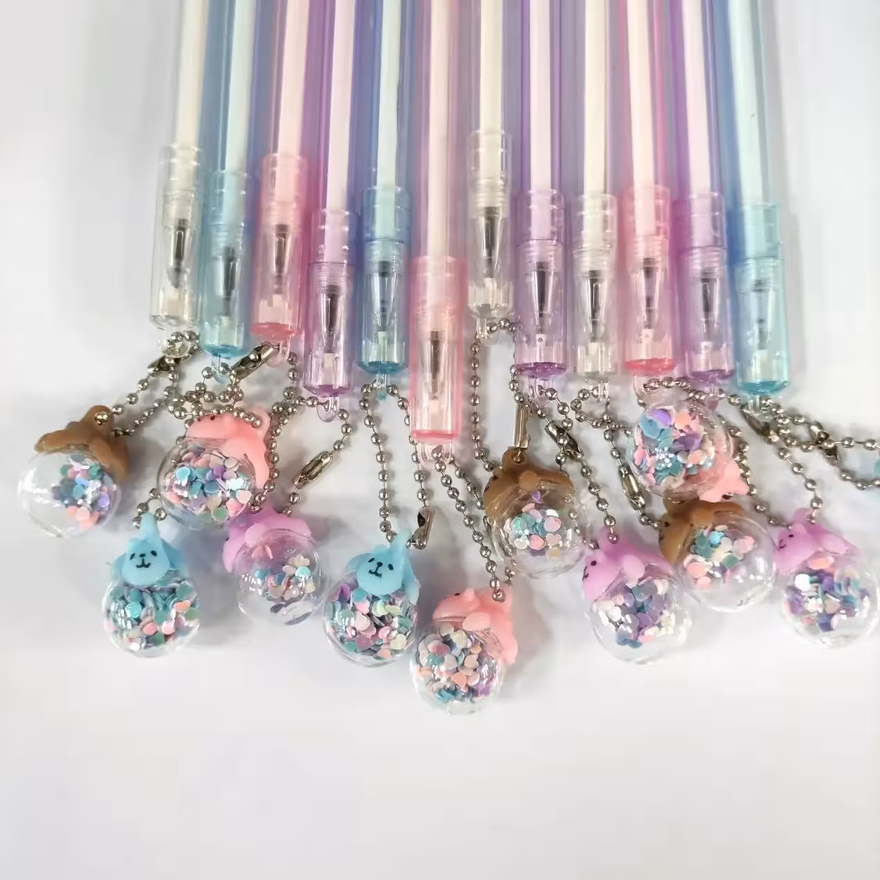 لوازم التحریر فانتزی روان نویس کیوت آویزدار گوی آکواریومی