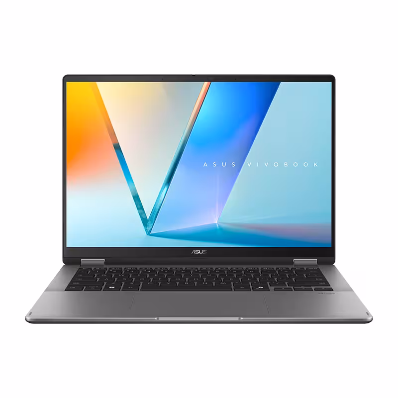 لپ تاپ 14 اینچی ایسوس مدل ASUS Vivobook 14 Flip TP3407SA Ultra7-256V 16GB 1TB SSD INTEL TOUCH