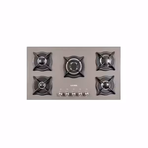 اجاق  گاز توکار شیشه ای ایلیا استیل مدل G 518 BE