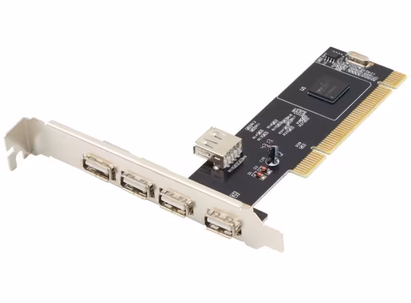 کارت تبدیل PCI به پنج پورت USB 2.0