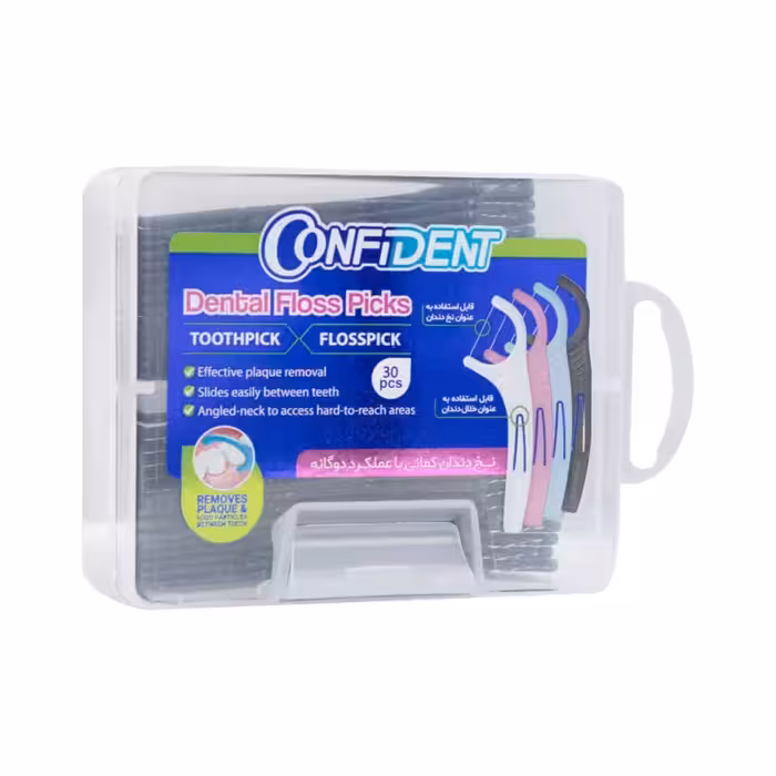 نخ دندان کمانی و خلال دندان 30 عددی کد F4.03 کانفیدنت