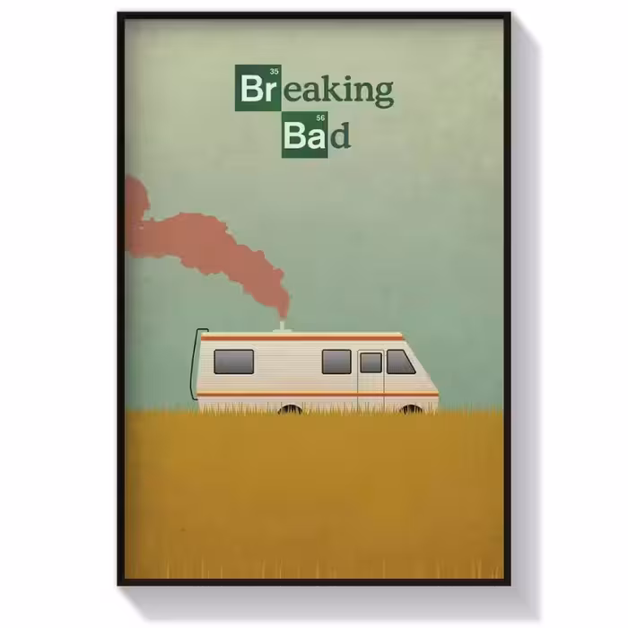تابلو دکوراتیو سینمایی طرح سریال برکینگ بد