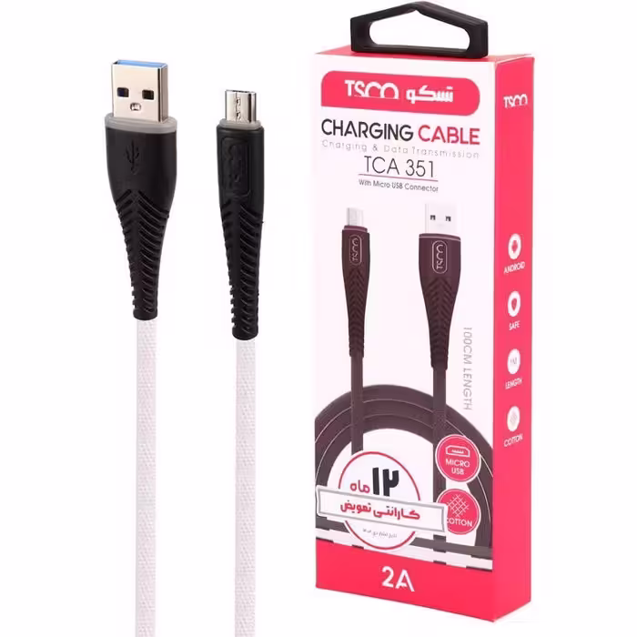 کابل شارژ میکرو تسکو مدل TCA 351