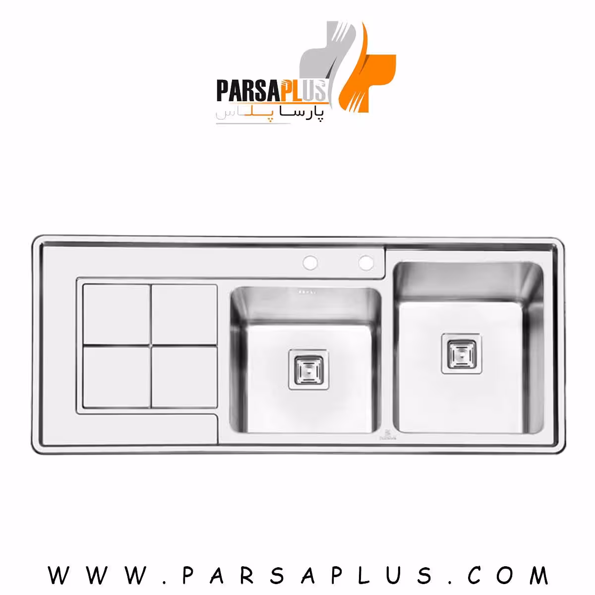 سینک پرنیان استیل Ps 1213 توکار