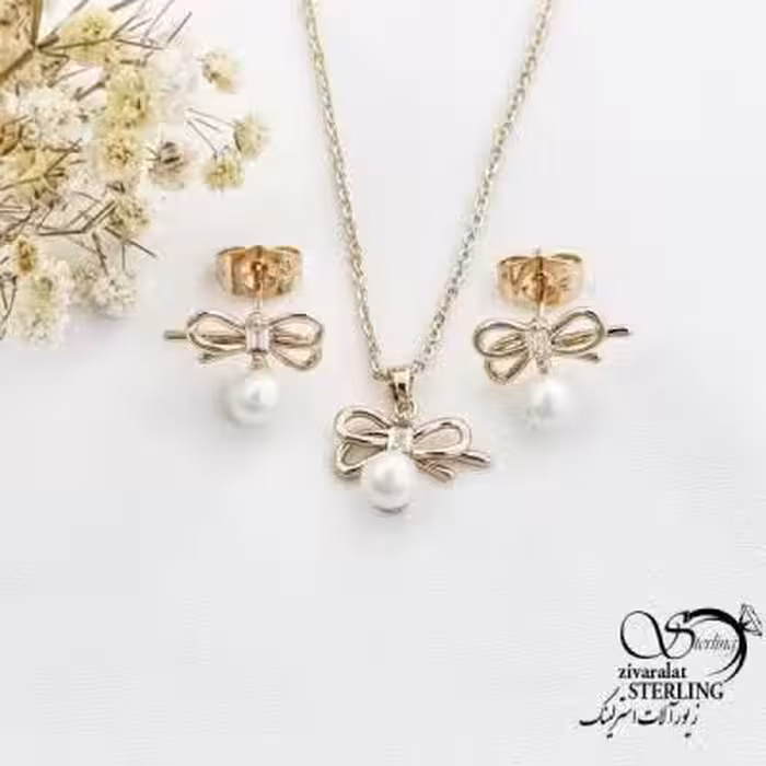 نیمست پاپیون و مروارید برند ژوپینگ کد 17606