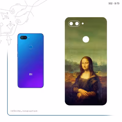 برچسب پوششی ماهوت مدل Mona Lisa of da Vinci مناسب برای گوشی موبایل شیائومی Mi 8 Lite