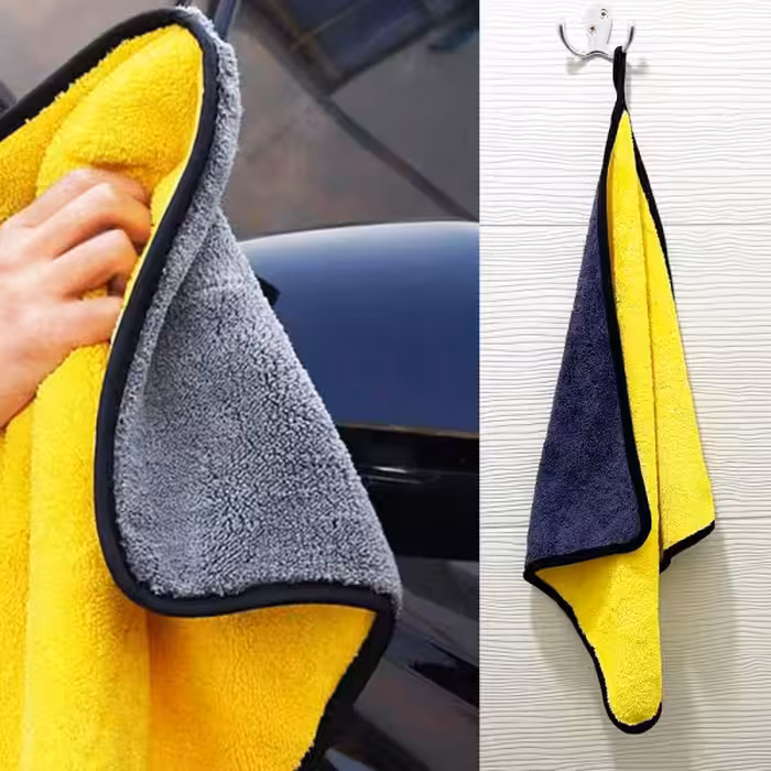 دستمال نظافت توول مدل میکروفایبر دورویه