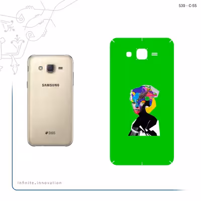 برچسب پوششی ماهوت مدل Collage of Women Portrait 3 مناسب برای گوشی موبایل سامسونگ Galaxy J7 2015