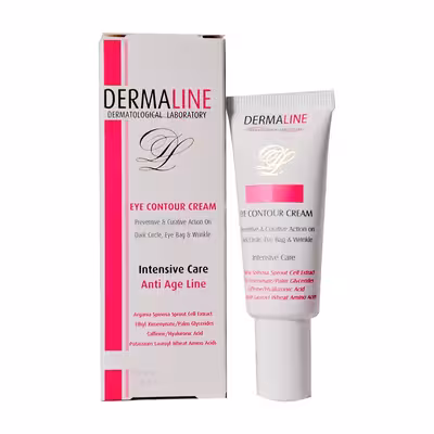 کرم دور چشم درمالاین مدل ANTI AGE حجم 20 میلی لیتر مجموعه 2 عددی 