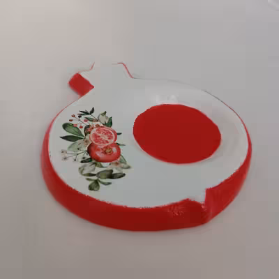 جاشمعی سرامیکی مدل انار کد 1