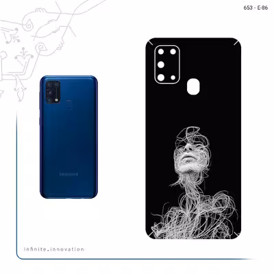 برچسب پوششی ماهوت مدل Strings Digital Art 2 مناسب برای گوشی موبایل سامسونگ Galaxy M31