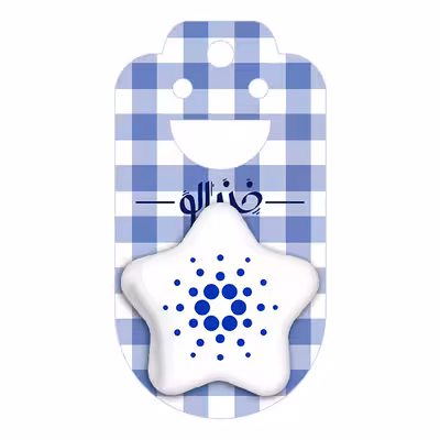 پیکسل خندالو طرح ارز دیجیتال کاردانو مدل ستاره ای کد 4065