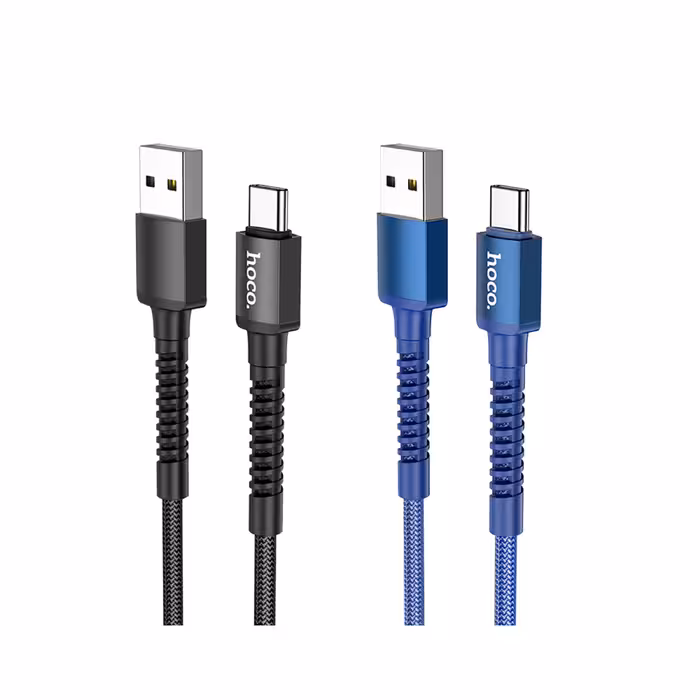 کابل تبدیل USB به USB-C  هوکو مدل X71 ANTI BENDING طول 1 متر