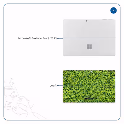 برچسب پوششی ماهوت مدل Leafs مناسب برای تبلت مایکروسافت Surface Pro 2 2013