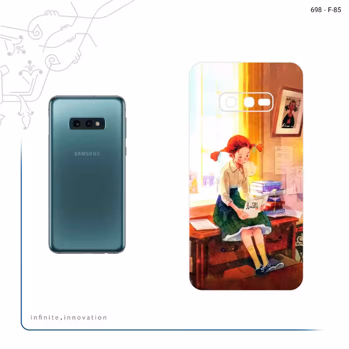 برچسب پوششی ماهوت مدل Watashi No Ashinaga Ojisan مناسب برای گوشی موبایل سامسونگ Galaxy S10e