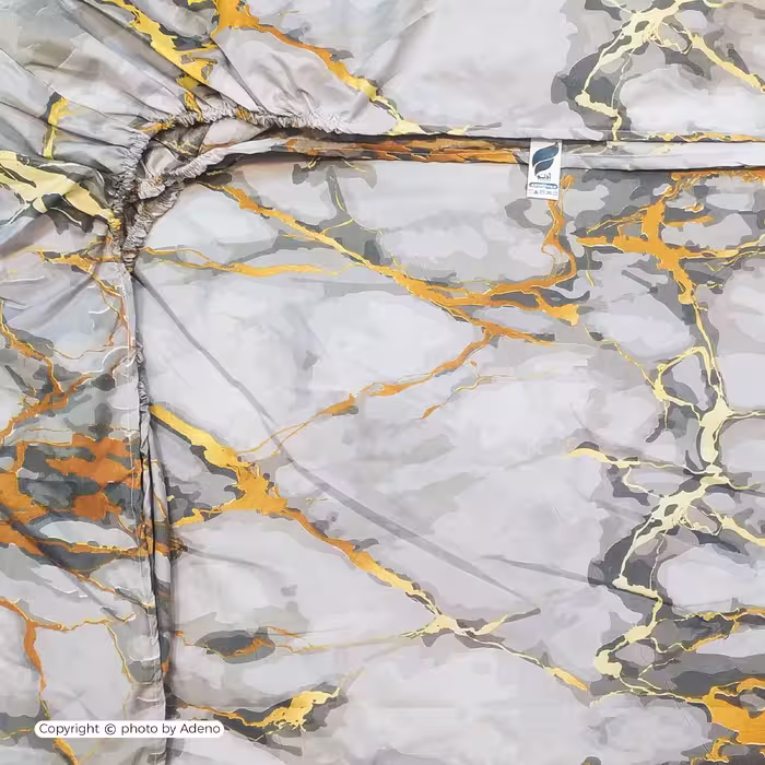 ملحفه آدنو مدل volcano کد CH84 یک نفره سایز 90x200 سانتی متر