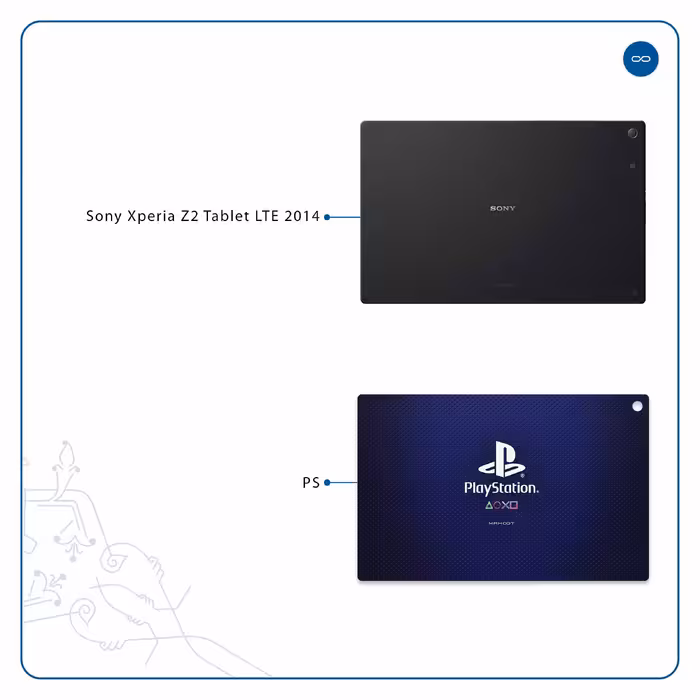 برچسب پوششی ماهوت مدل PS مناسب برای تبلت سونی Xperia Z2 Tablet LTE 2014