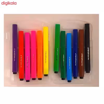 ماژیک رنگ آمیزی 12 رنگ یالونگ مدل YL191816