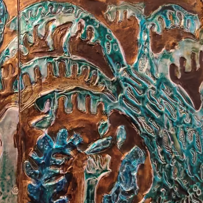 تابلو برجسته طرح جنگل مجموعه 6 عددی