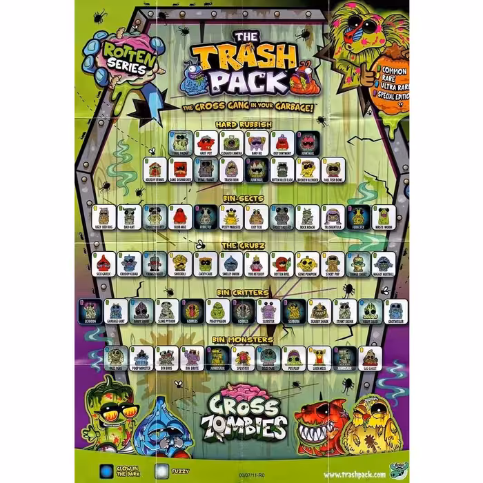 اسباب بازی شانسی گروسری  مدل Zombie مجموعه 6 عددی