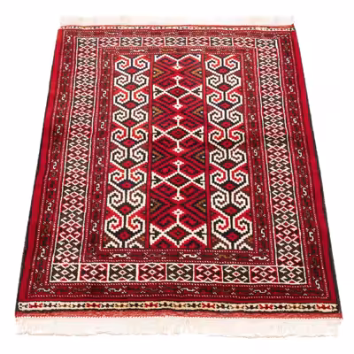 فرش دستباف قدیمی یک متری سی پرشیا کد 171830