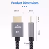 کابل HDMI20 یو اِل‌ تی یونیت مدل 4k طول 3 متر