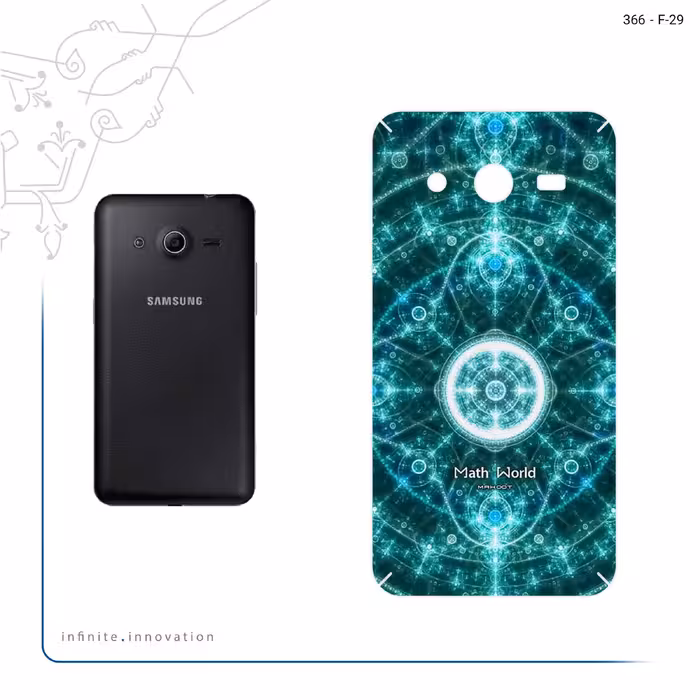 برچسب پوششی ماهوت مدل Mathematical Geometric Shape 4 مناسب برای گوشی موبایل سامسونگ Galaxy Core 2