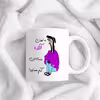 ماگ حس آمیزی طرح آدم حسابی مدل آزاده 