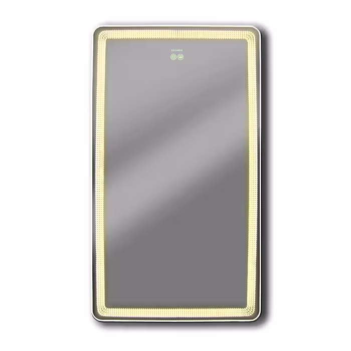 آینه گلسموند مدل مستطیل آرایشی بک لایت کد VBLBSM