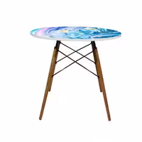 میز ناهارخوری مدل گرد طرح تکسچر کد GL-02