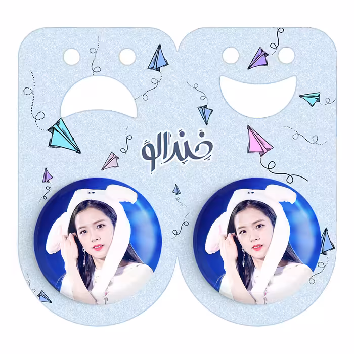 پیکسل خندالو مدل جیسو بلک پینک کد 14122 به همراه مگنت