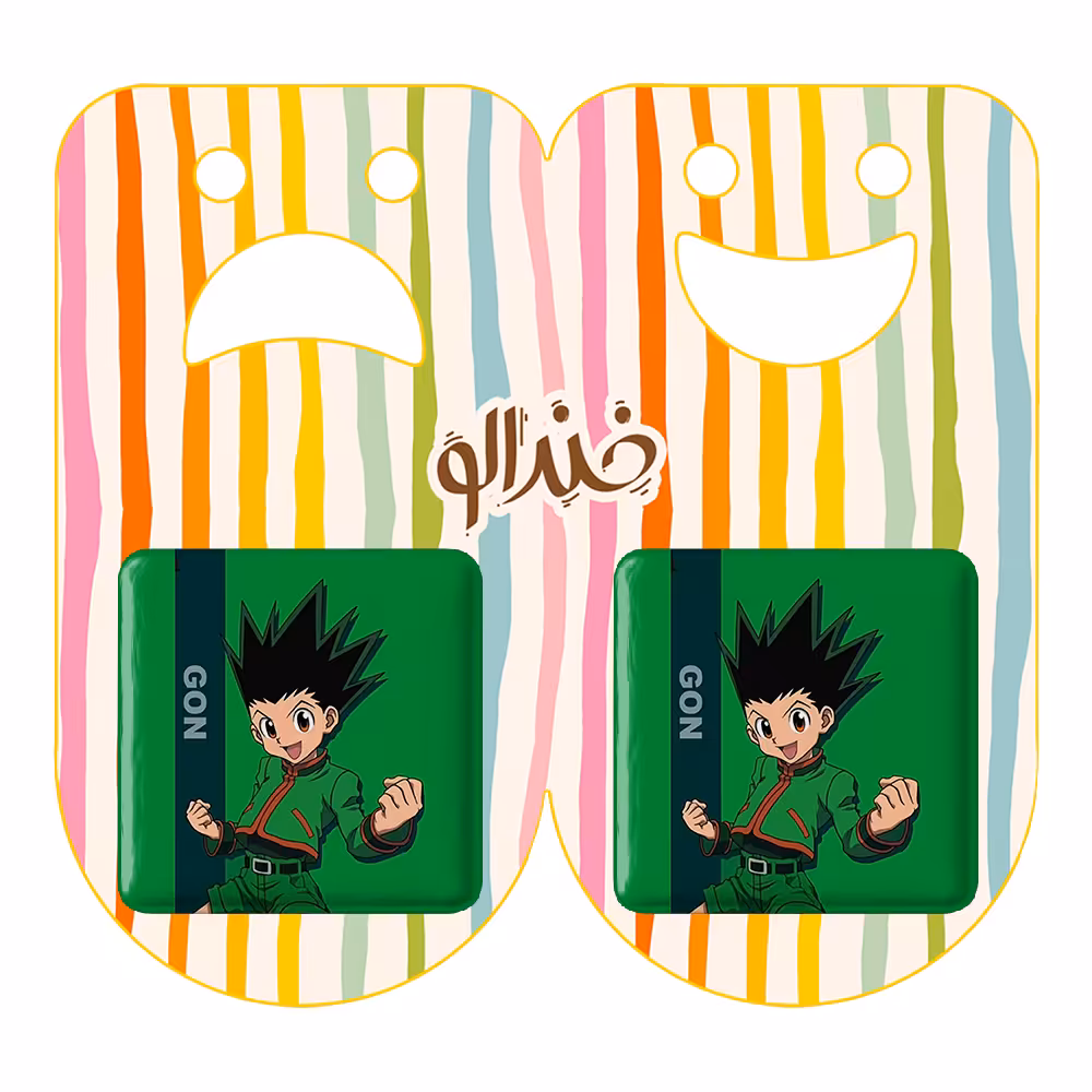 پیکسل خندالو مدل گون انیمه هانتر ایکس هانتر کد 10735 به همراه مگنت