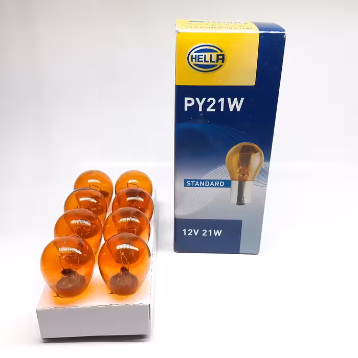 لامپ خودرو هلا مدل PY21W بسته 10 عددی 