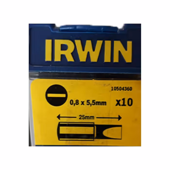 سری پیچ گوشتی شارژی دوسو اروین مدل 10504360 سایز 25 میلیمتر بسته 2 عددی