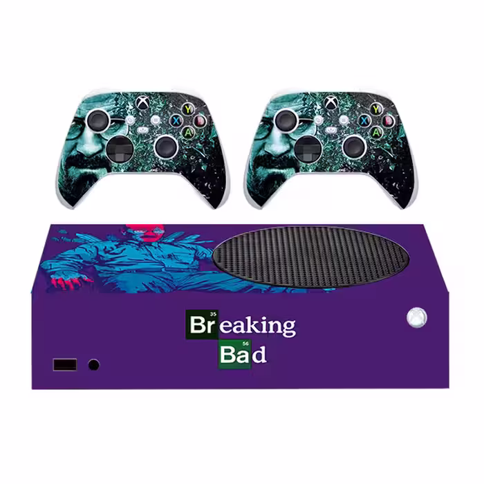 برچسب کنسول بازی ایکس باکس series s مدل breaking bad کد4 مجموعه 4 عددی