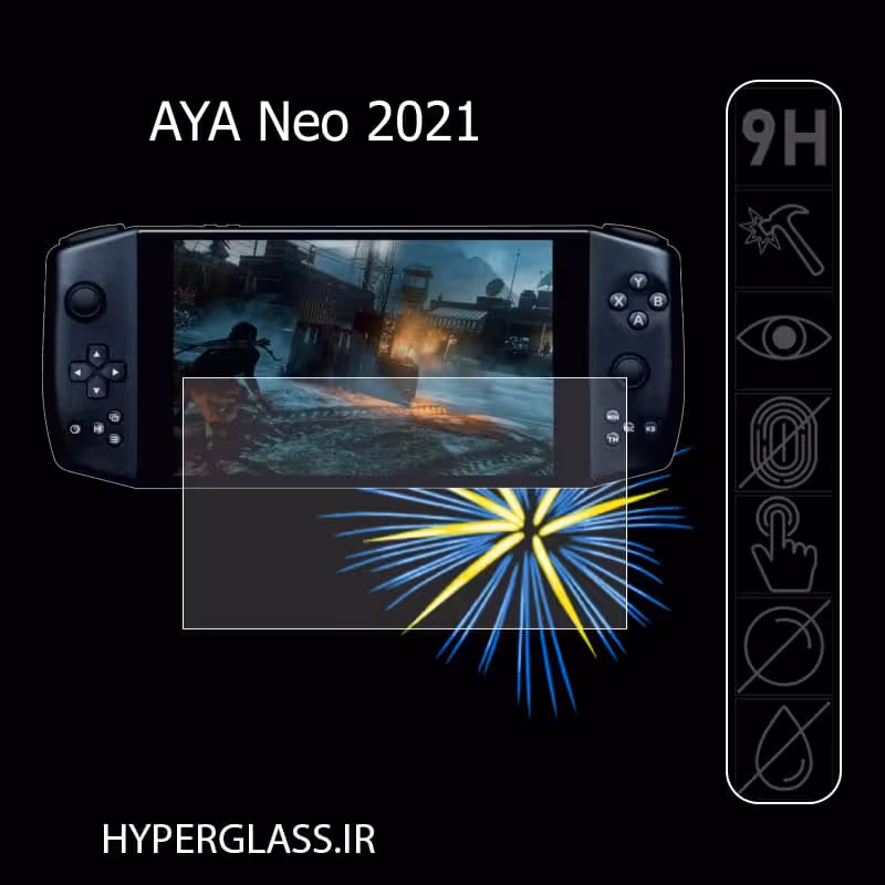 گلس محافظ صفحه نمایش کنسول بازی AYA Neo 2021