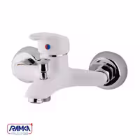 شیر دوش صبا سفید کروم کیمیا