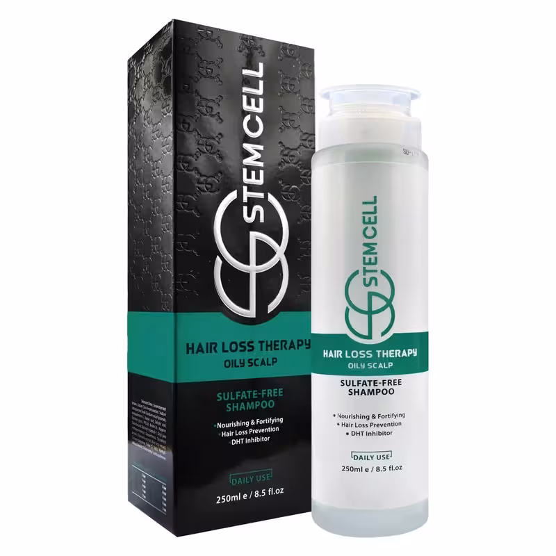 شامپو ضد ريزش مو استم سل مدل فاقد سولفات مناسب براي موهای چرب حجم 250 ميلی ليتر