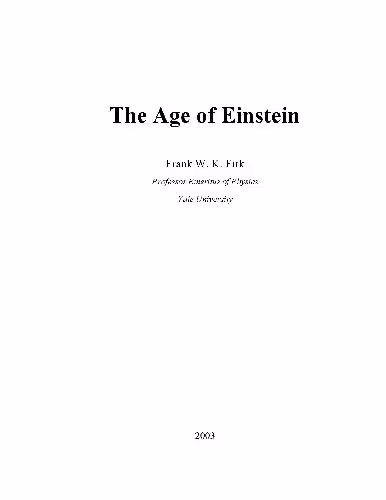 خرید و دانلود نسخه کامل کتاب Age of Einstein (intro to relativity)