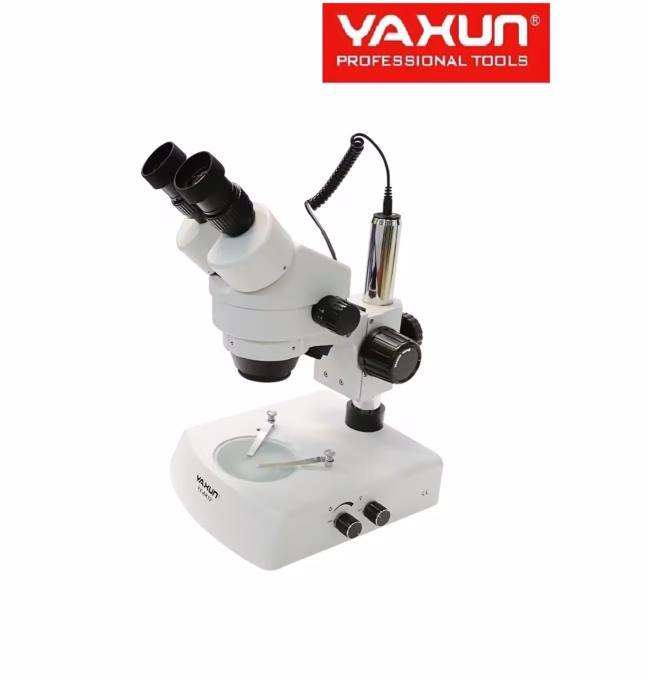 لوپ آنالوگ دو چشم AK-12 یاکسون YAXUNمیکروسکوپ یاکسون YAXUN YX-AK12