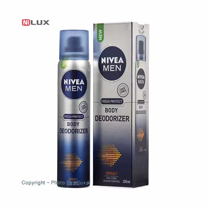 اسپری بدن دئودورایزر مردانه نیوآ مدل Sprint حجم 120 میلی لیتر