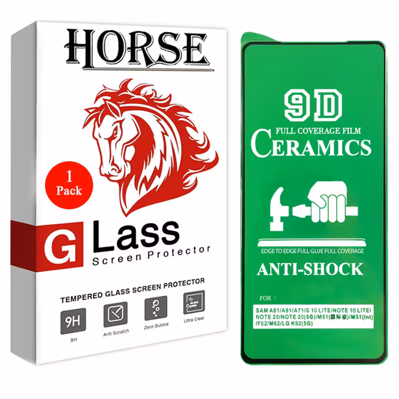 محافظ صفحه نمایش سرامیکی هورس مدل CMC01 مناسب برای گوشی موبایل سامسونگ Galaxy M51 | کالا برتری