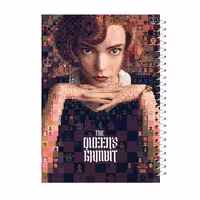 دفتر یادداشت 80 برگ مدلthe queens gambit کد 606
