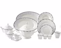 سرویس 103 پارچه 12 نفره طرح ایساتیس پلاتینی