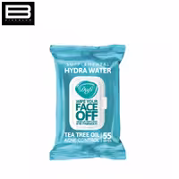 دستمال مرطوب روغن درخت چای دافی بسته 55 عددی