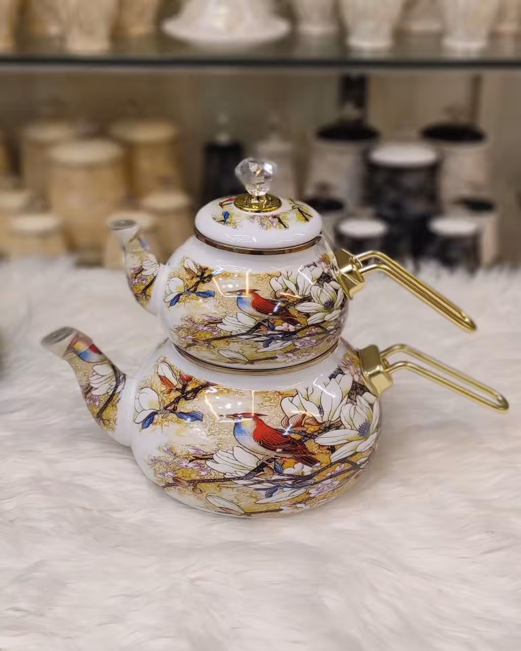 کتری قوری لعابی جنیال