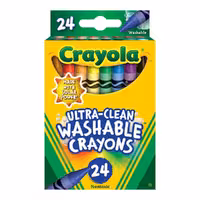 مداد شمعی قابل‌شستشو 24 رنگ کرایولا Crayola