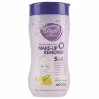 دستمال مرطوب پاک کننده آرایش دافی مدل 5IN1 بسته 70 عددی